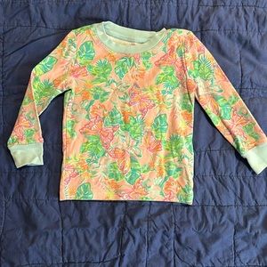 Lilly Pulitzer (like new) 2T girls long sleeve 100% organic cotton